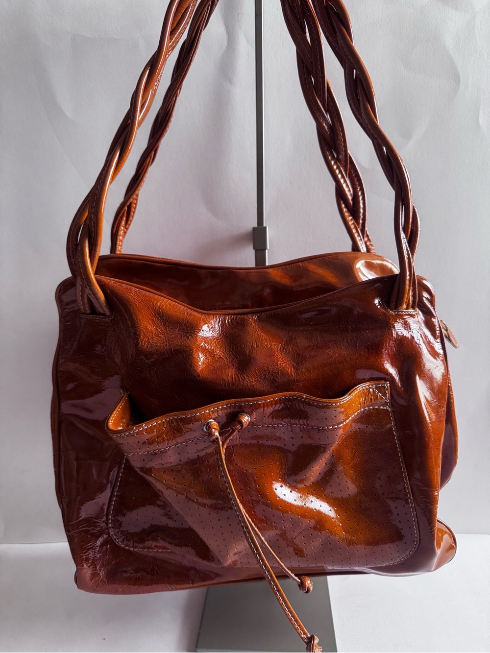 plinio visona Brown leather tote bag with a boho vibe #boho #leather